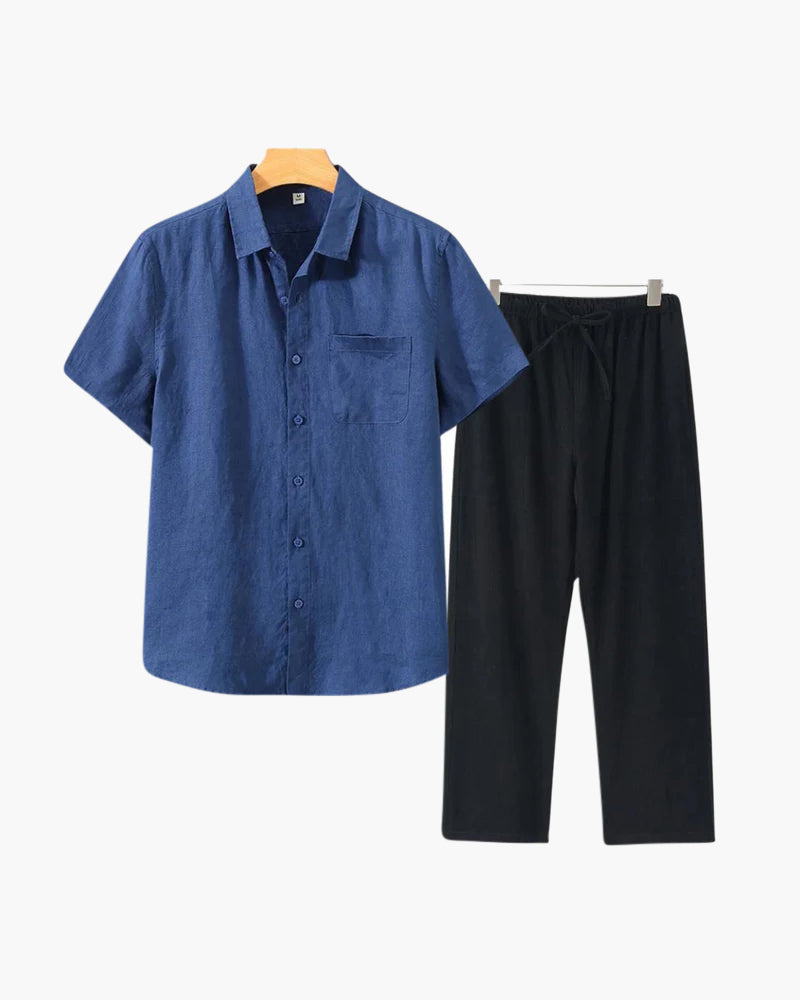 Riviera Linen Set (Shortsleeve)