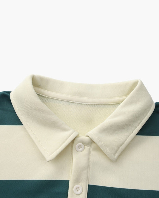 Vintage Stripe Rugby Polo