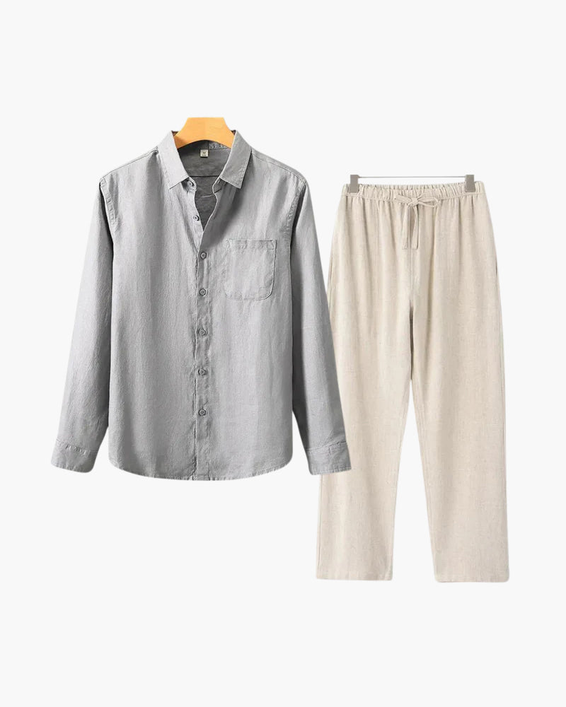 Riviera Linen Set (Longsleeve)