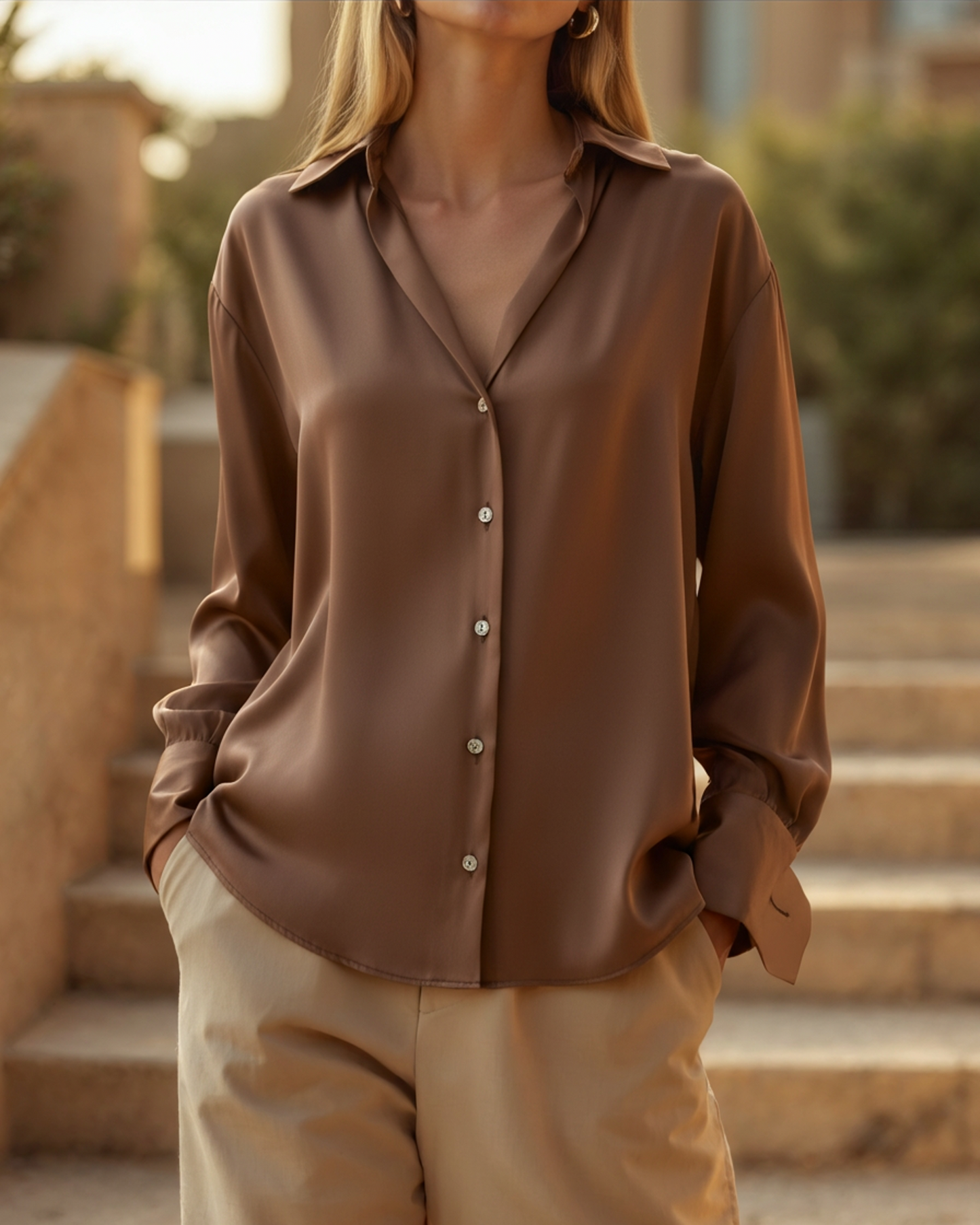 Women's Classic Shirt – Relaxed Chic Button-Up