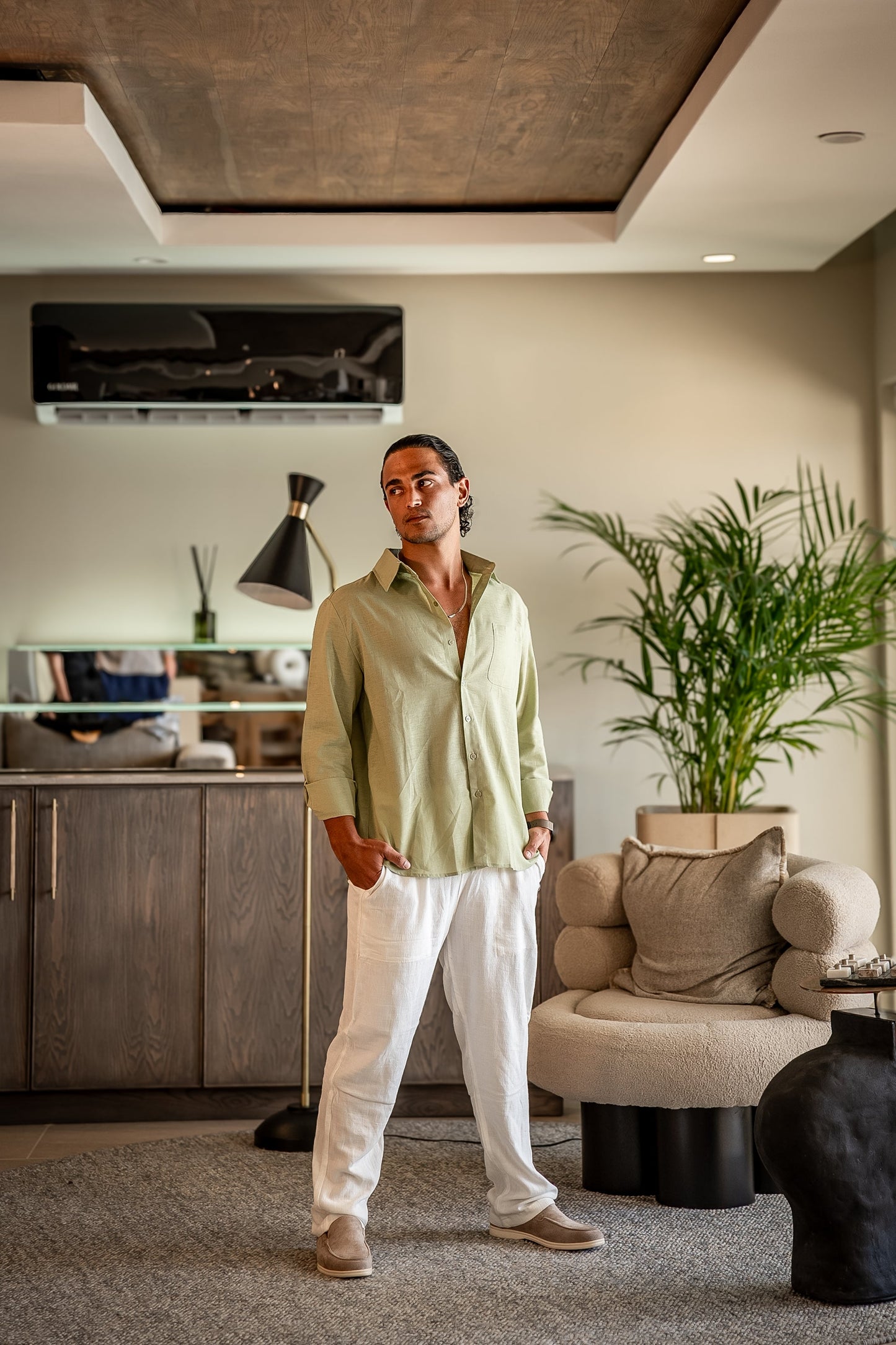 Riviera Linen Set (Longsleeve)