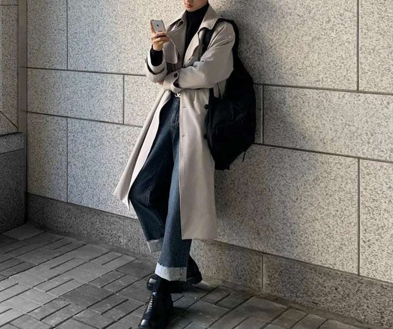 Double-Breasted Trench Coat