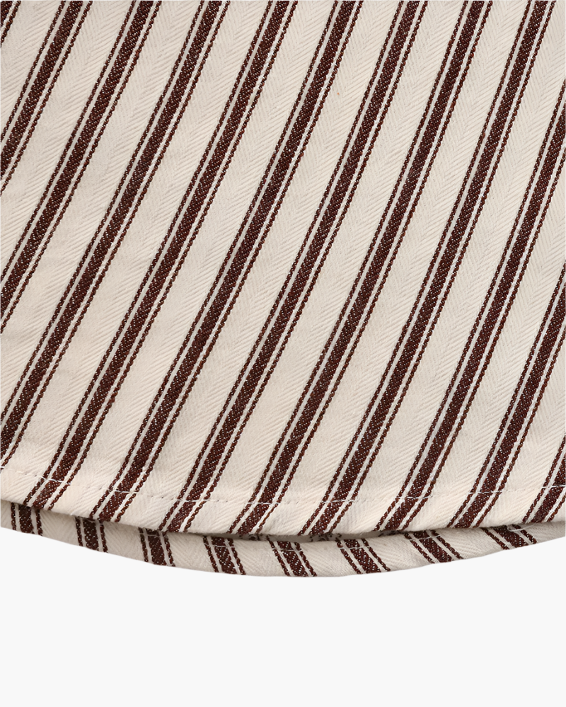 Men's Striped Dress Shirt – Classic Long-Sleeve Button-Up