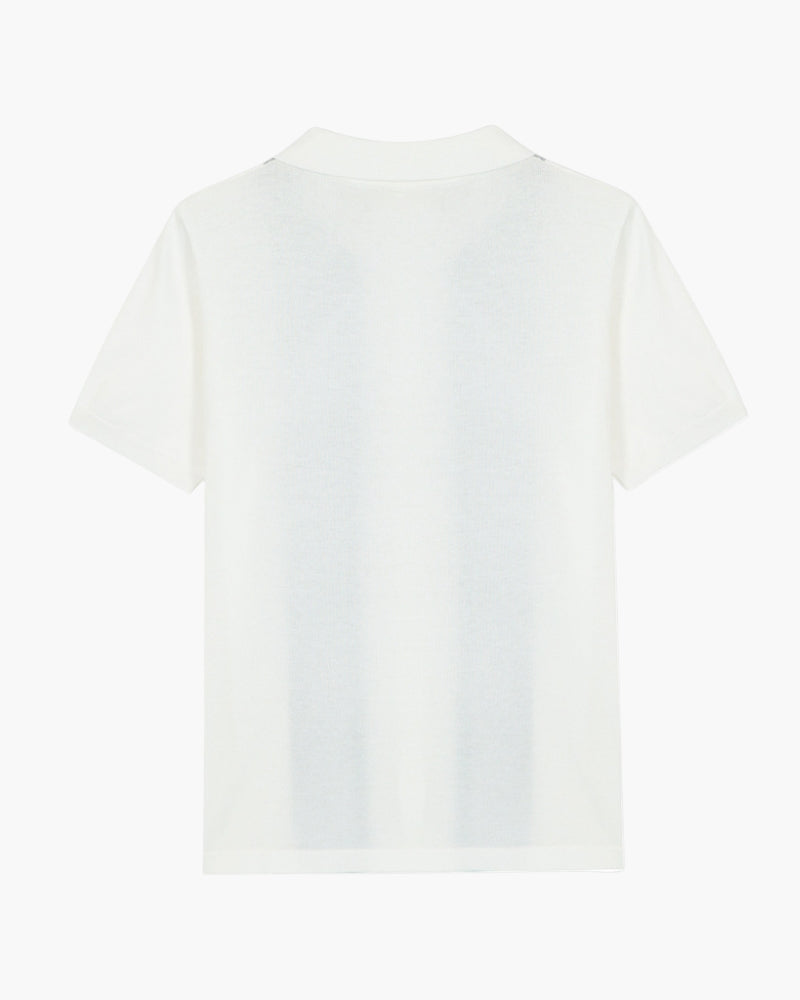 Men's Knit Polo Shirt – Bradford Textured Polo
