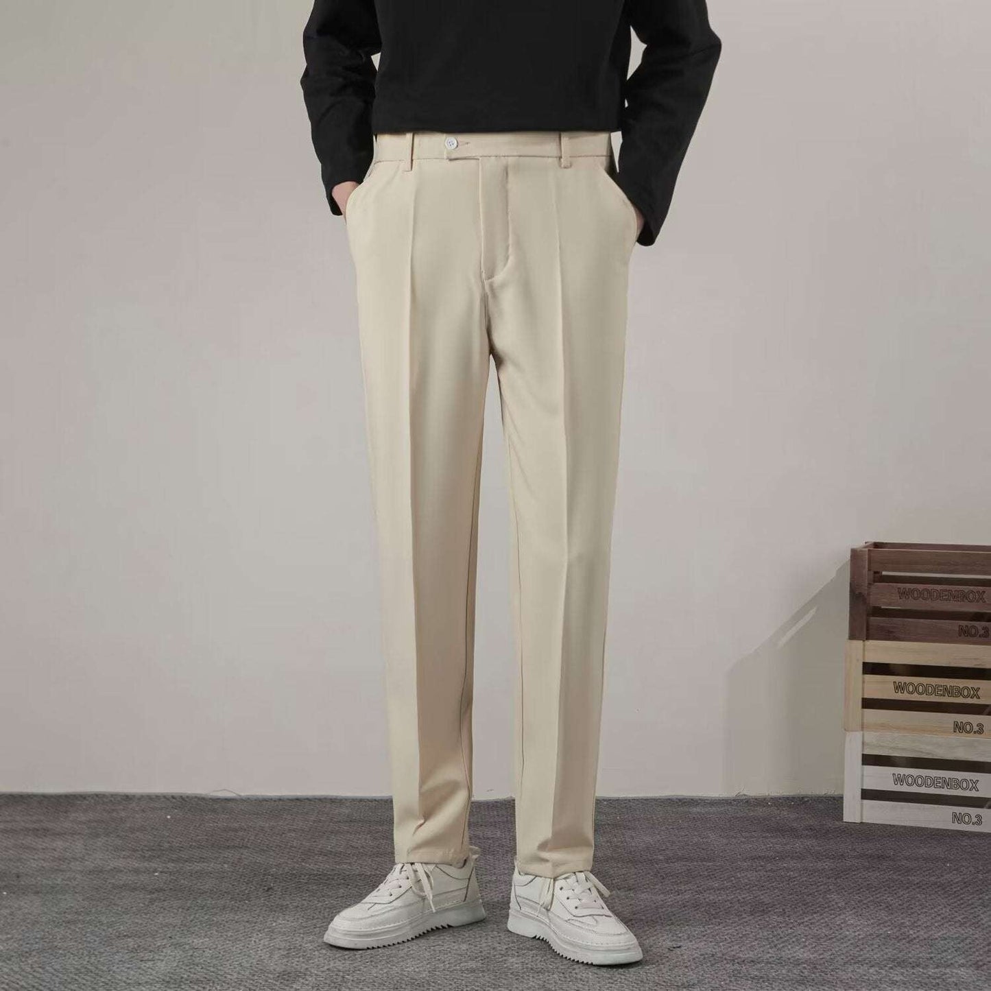 Extended-Tab Trousers