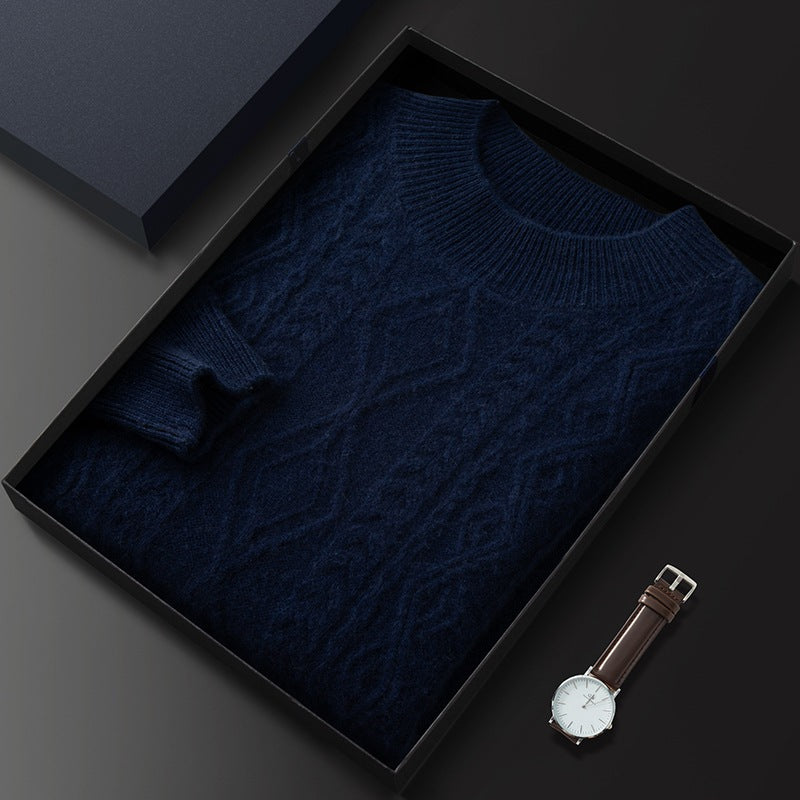 Cable Cashmere Crewneck