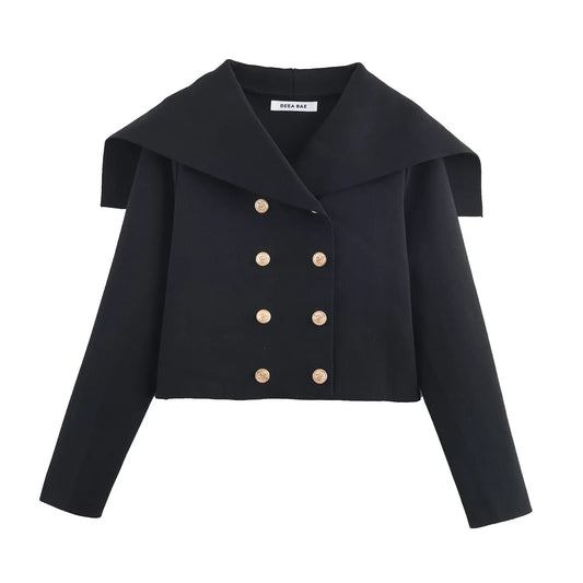 Cropped Blazer Jacket