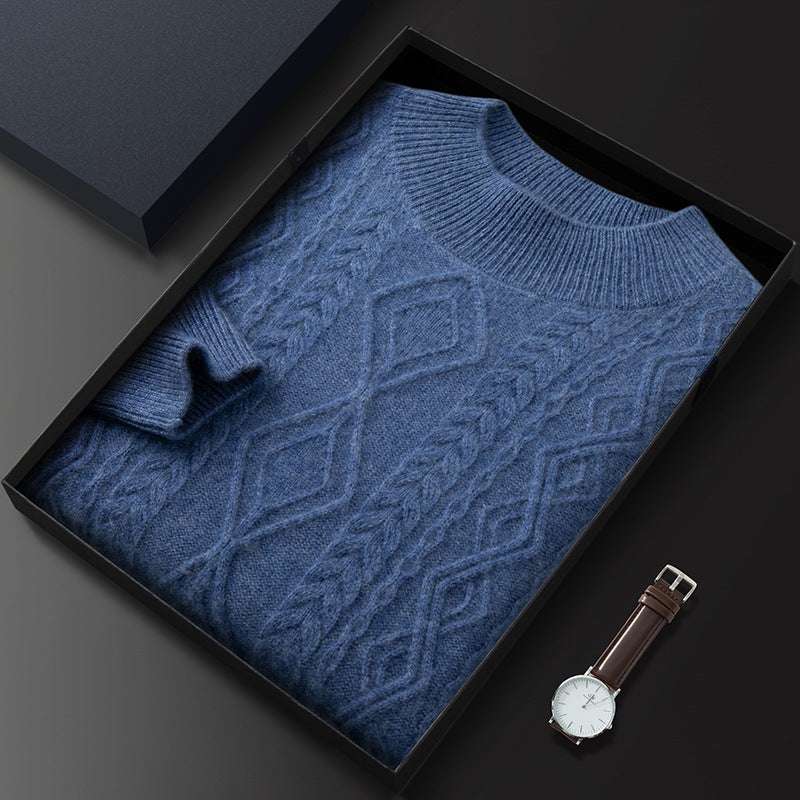 Cable Cashmere Crewneck
