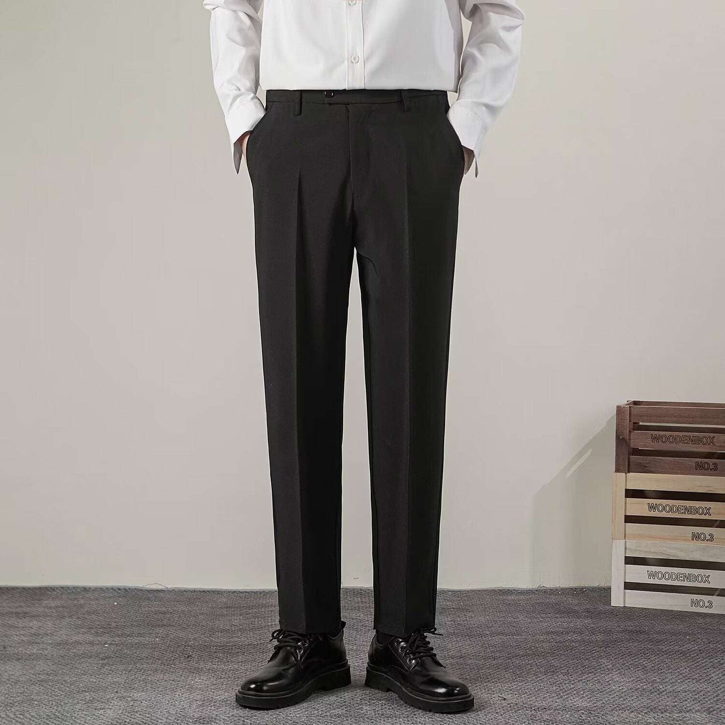 Extended-Tab Trousers