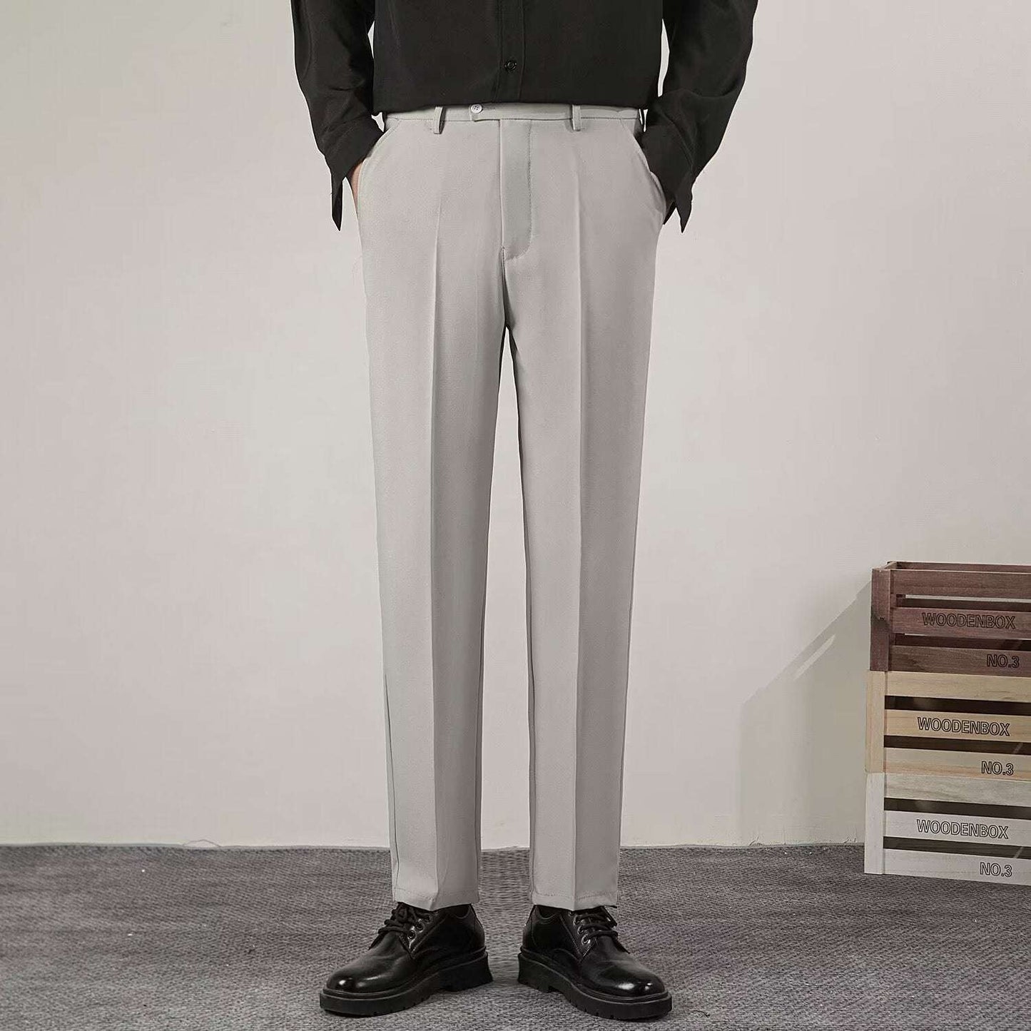 Extended-Tab Trousers