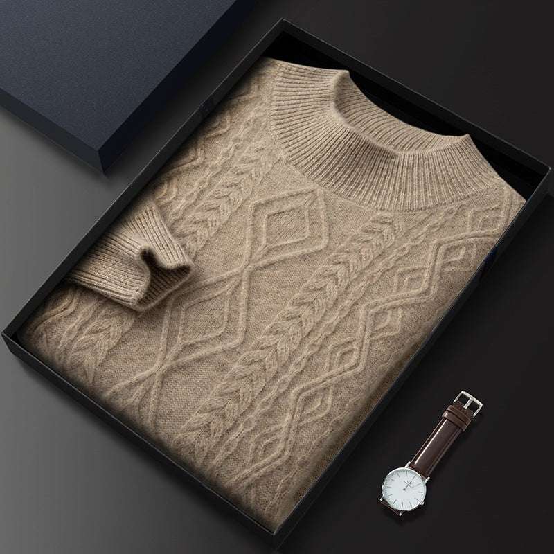 Cable Cashmere Crewneck