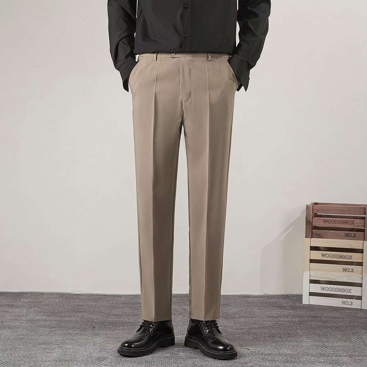 Extended-Tab Trousers