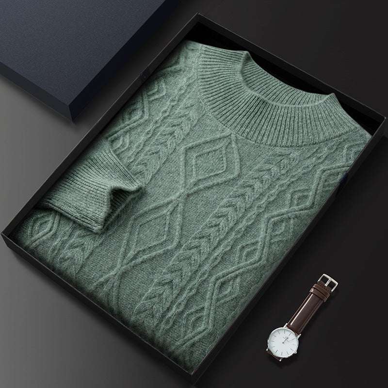 Cable Cashmere Crewneck