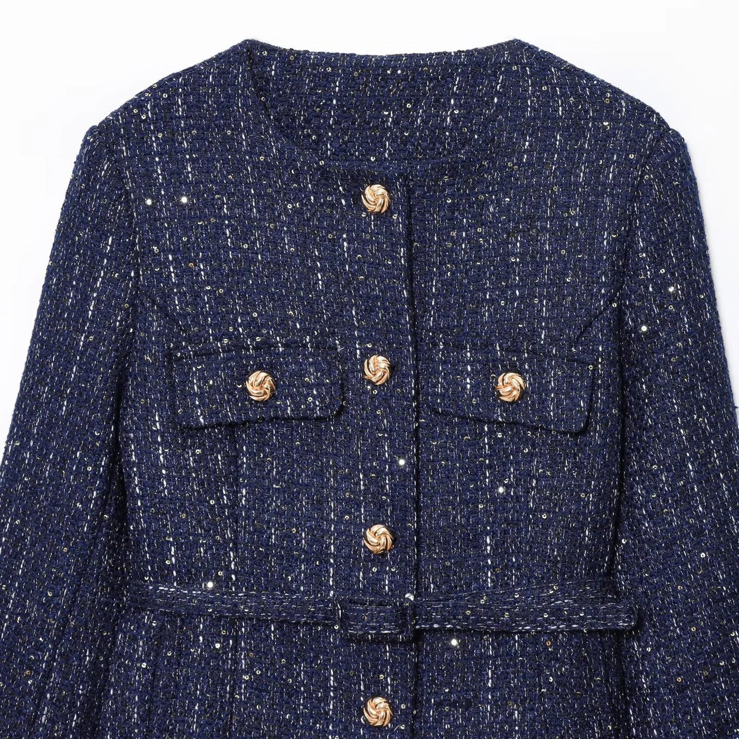 Navy Tweed Jacket