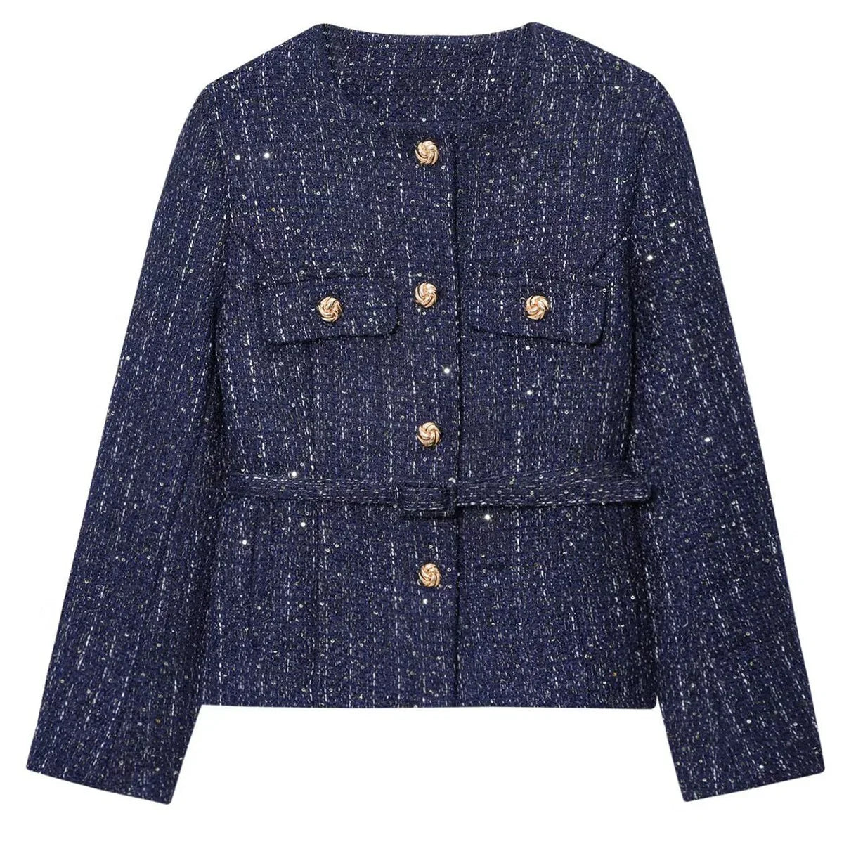 Navy Tweed Jacket