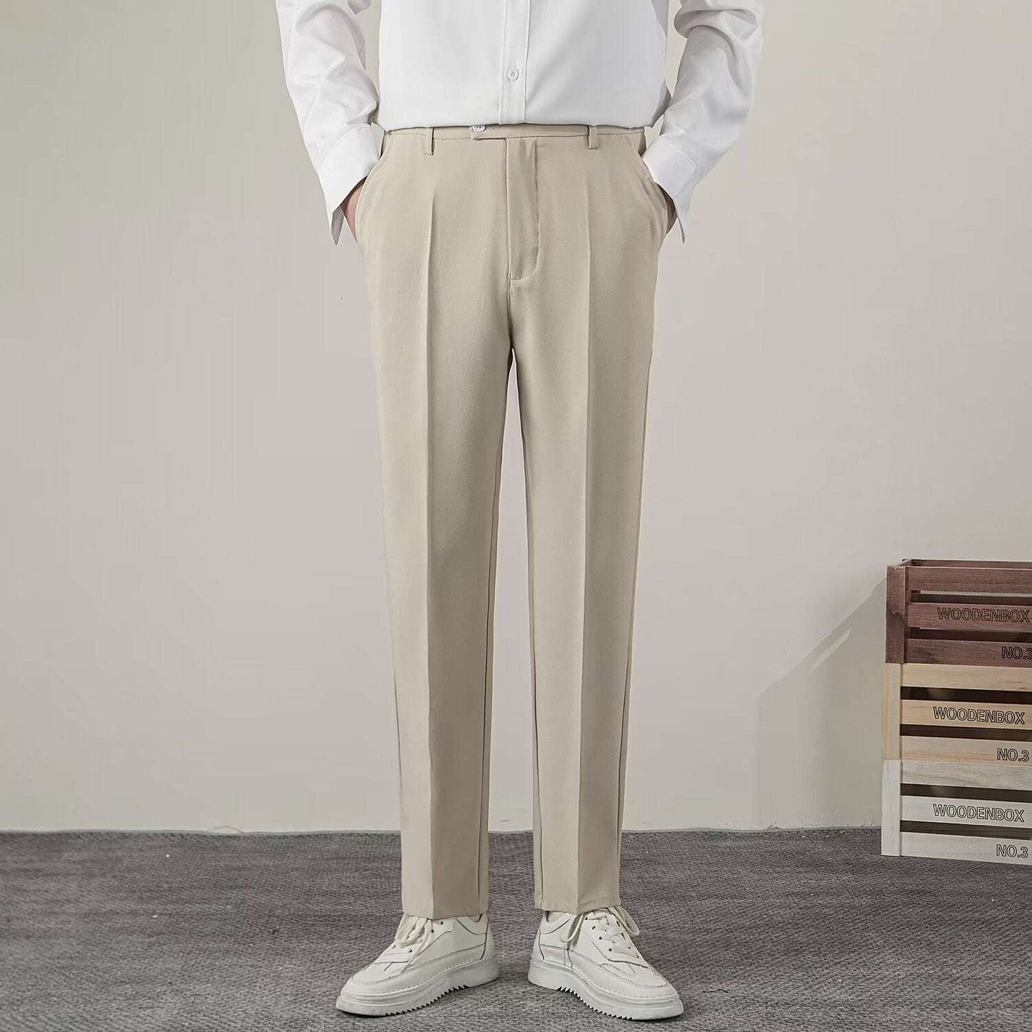 Extended-Tab Trousers