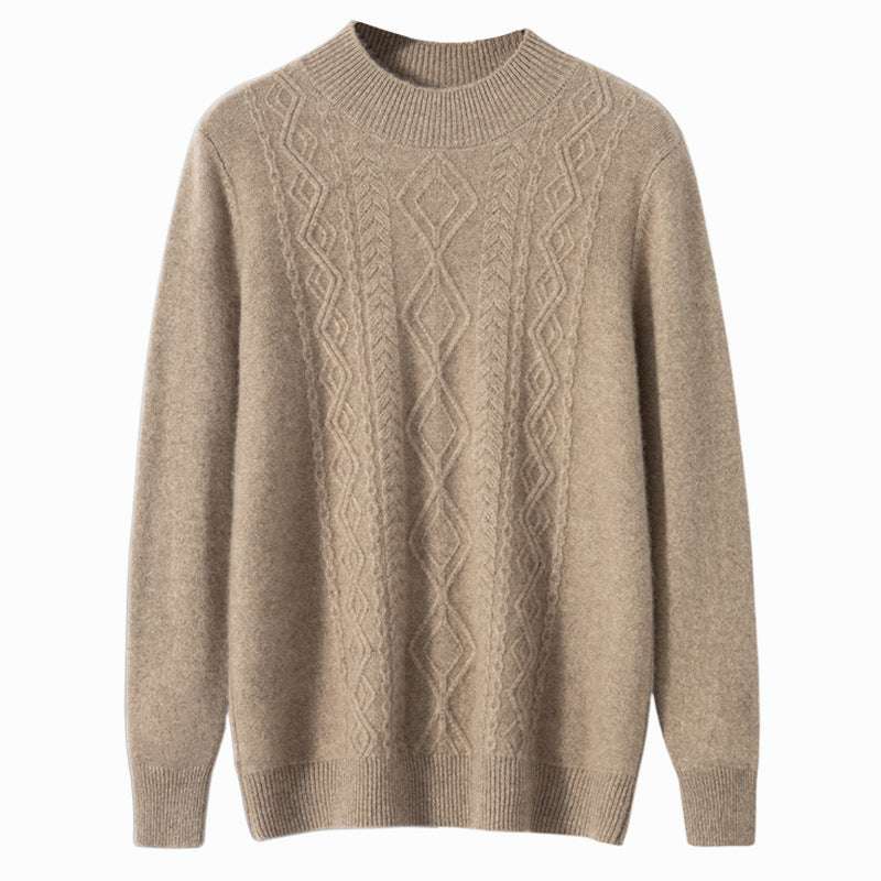 Cable Cashmere Crewneck