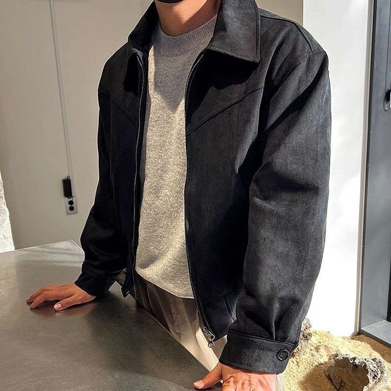 Faux Suede Jacket