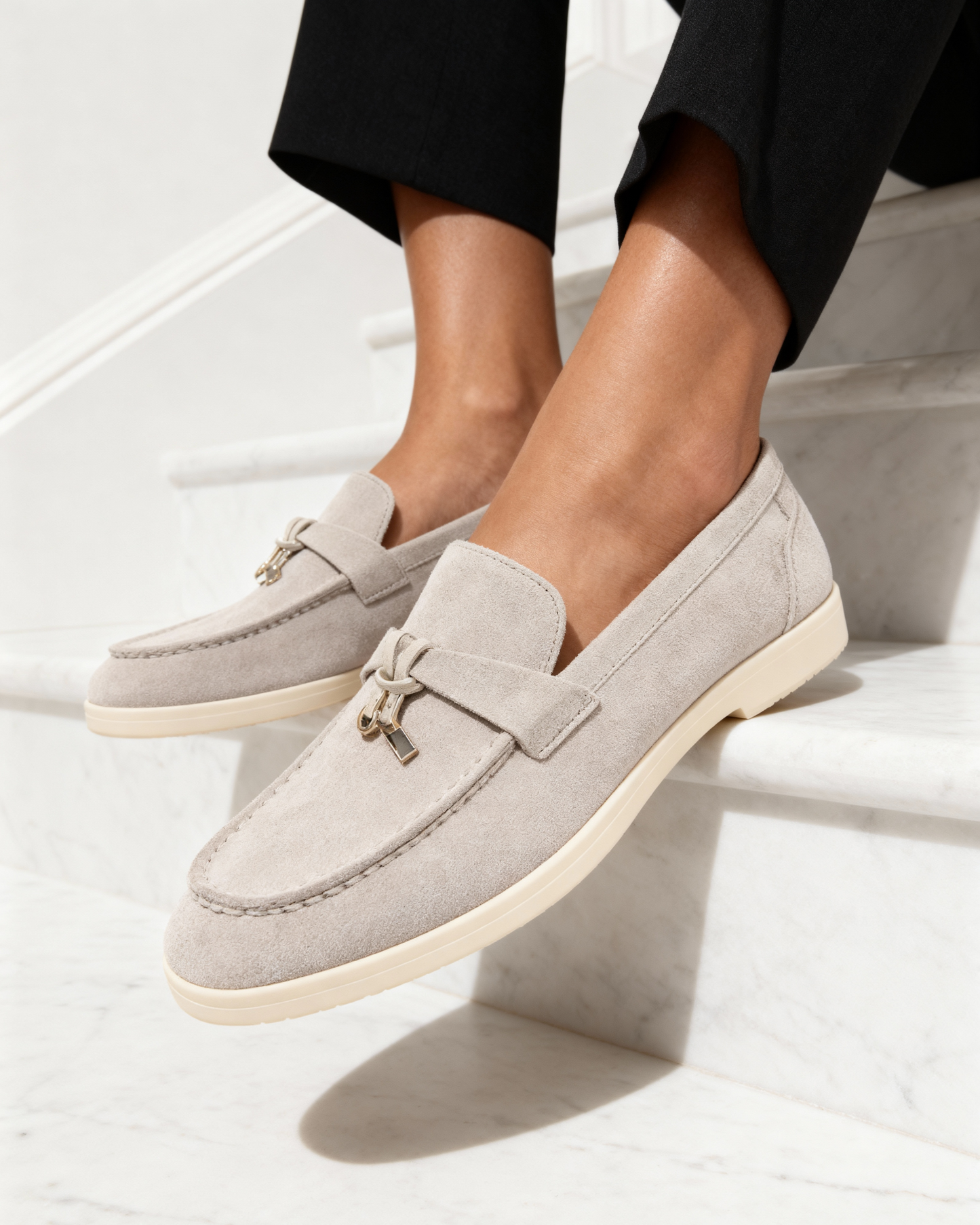 Lady Suede Loafers
