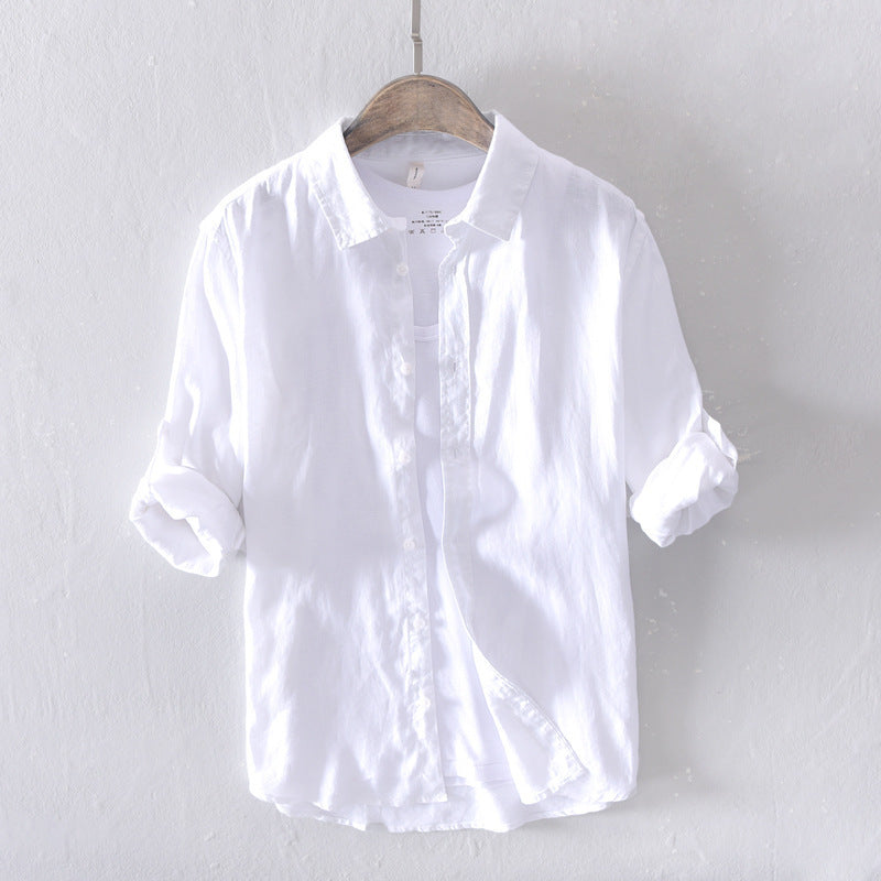 White Linen Shirt