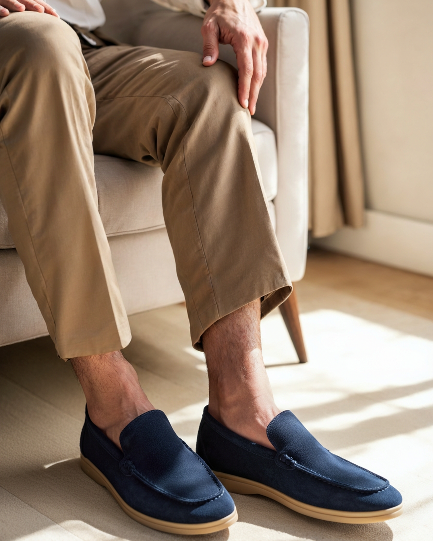 Signature Suede Loafers