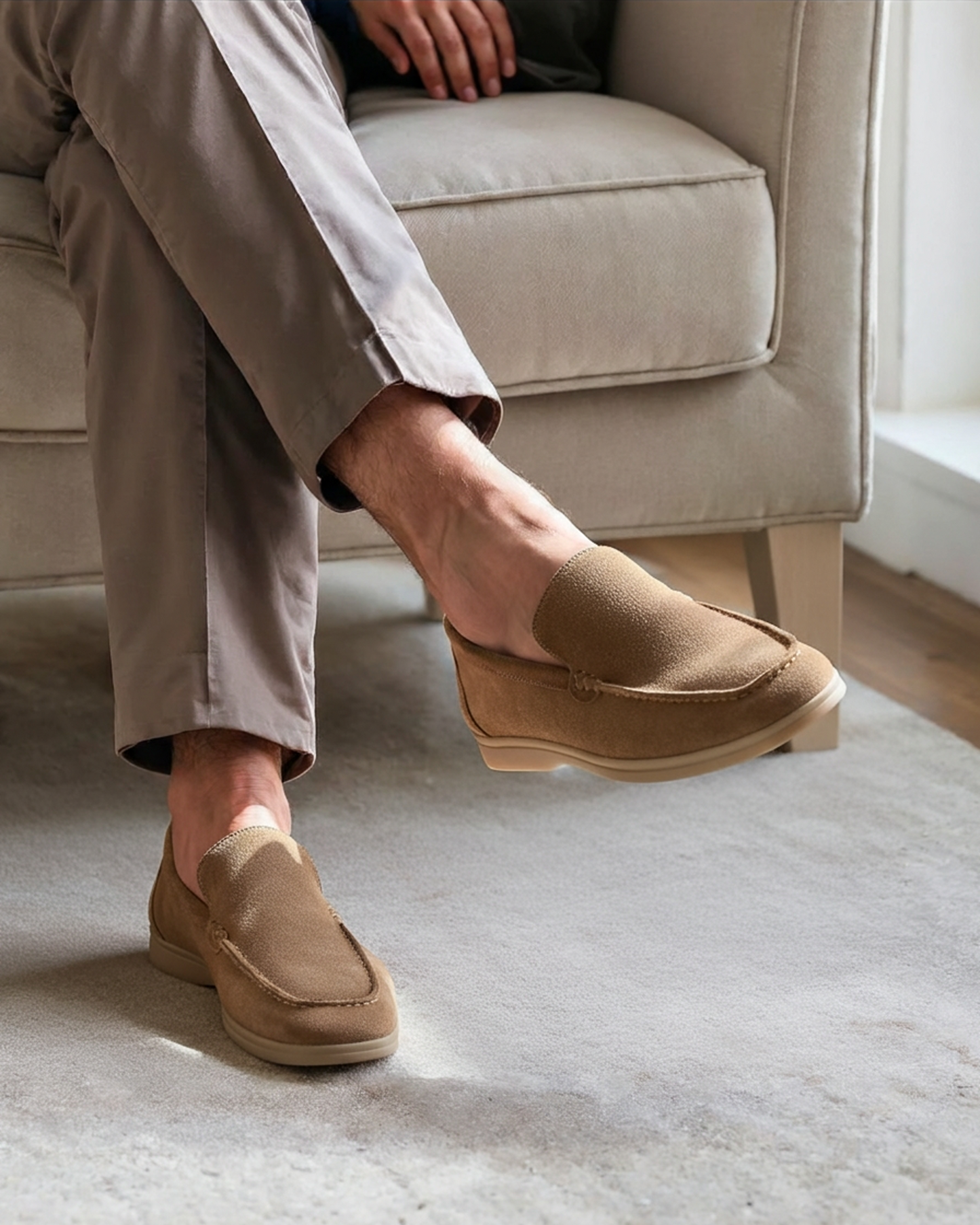 Signature Suede Loafers