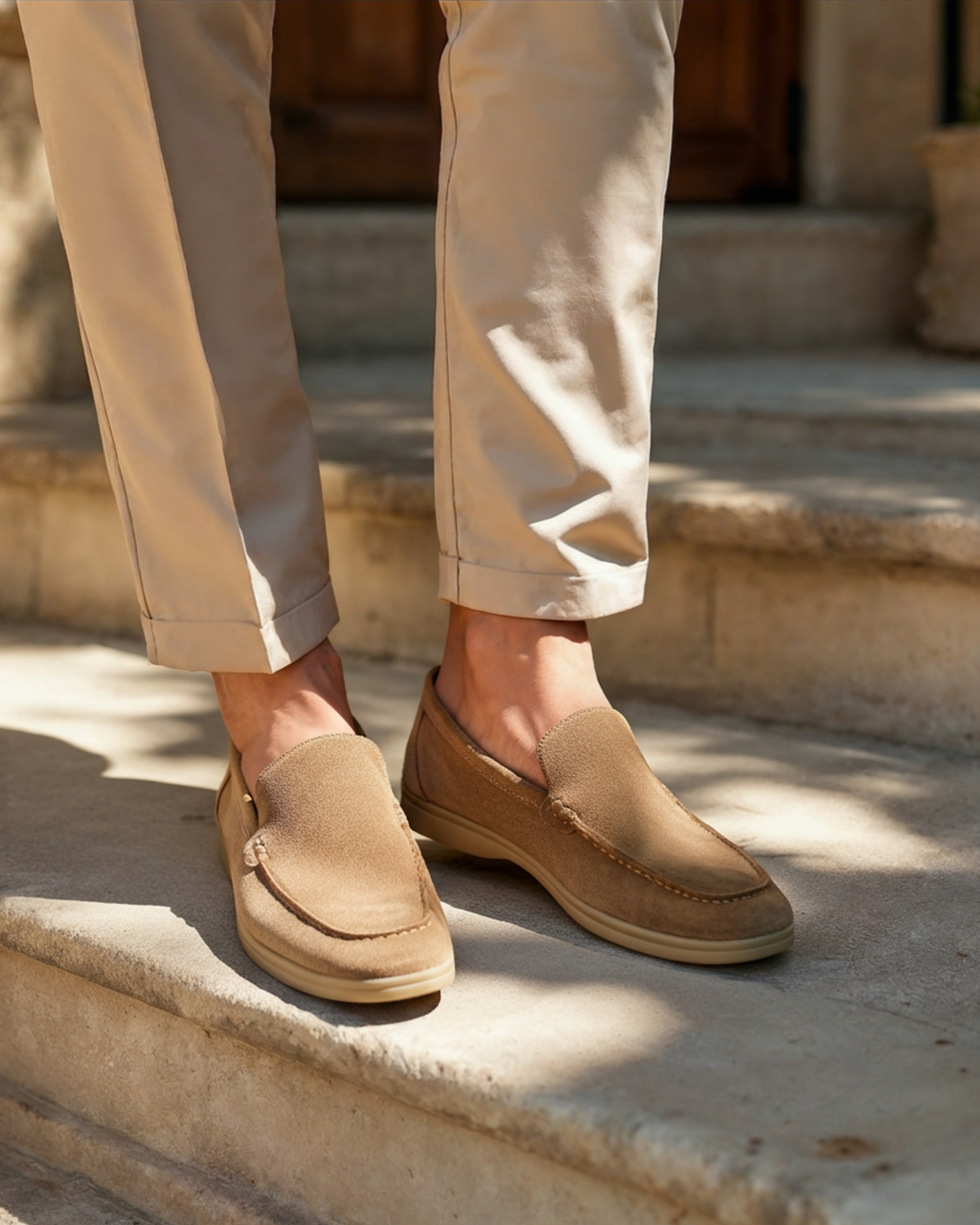 Signature Suede Loafers