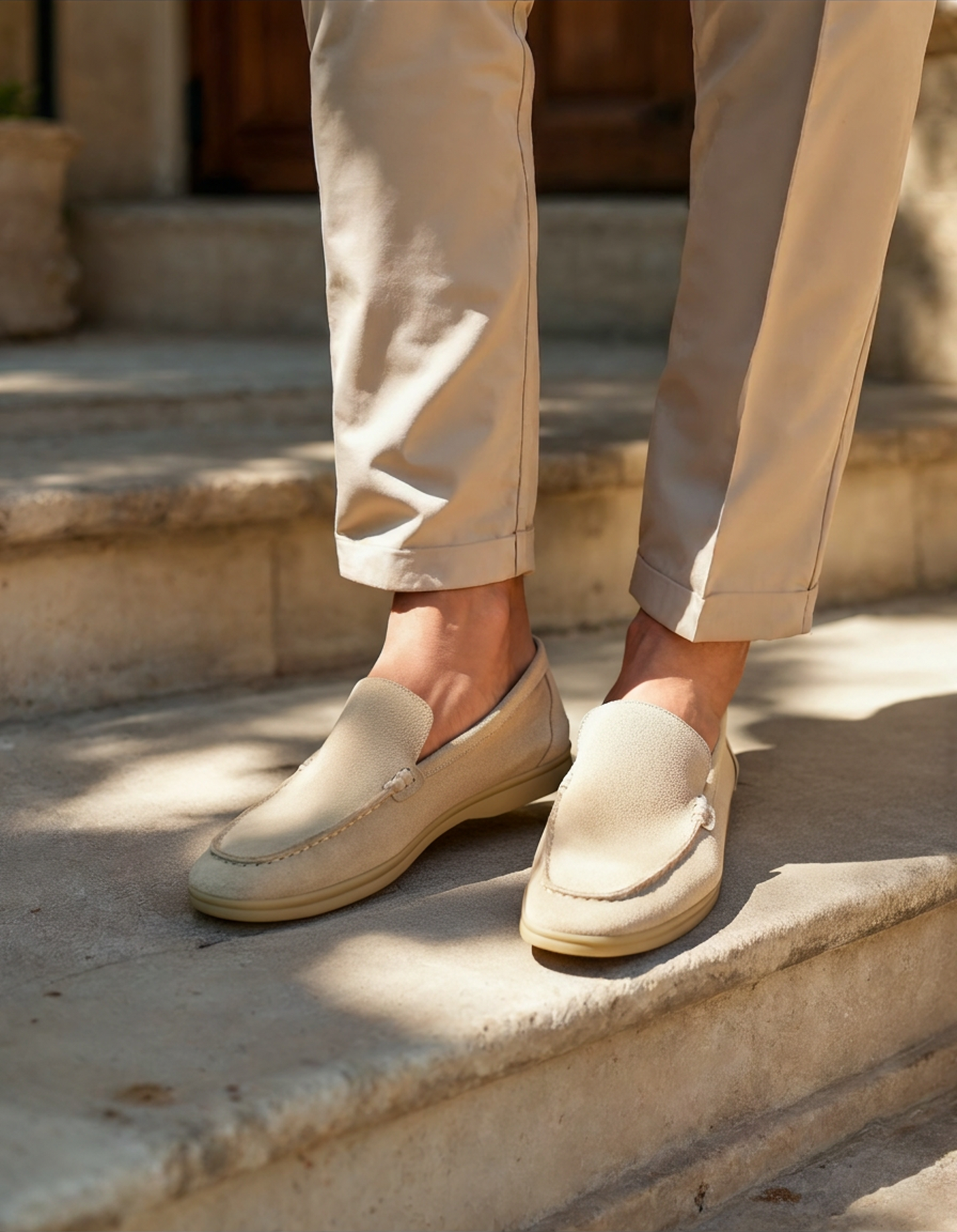 Signature Suede Loafers