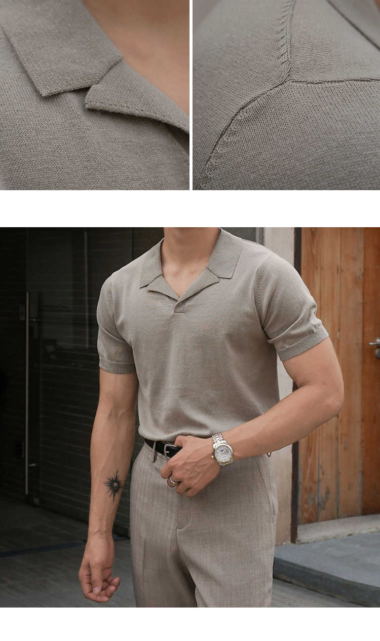 Elegant Knit Polo