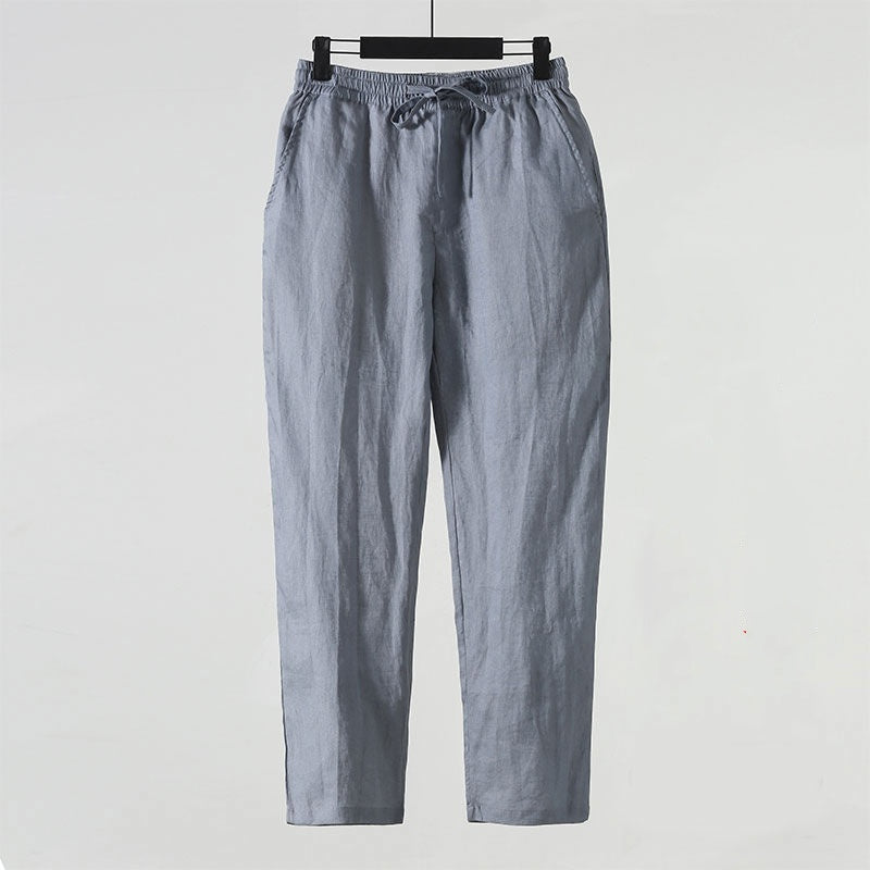 Linen Ankle Trousers