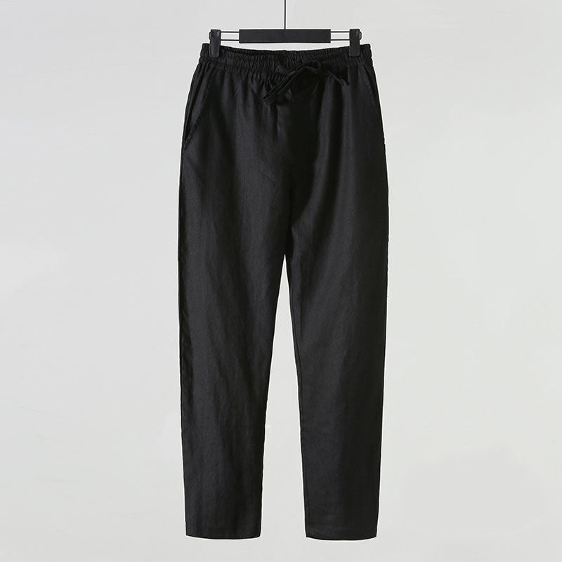 Linen Ankle Trousers