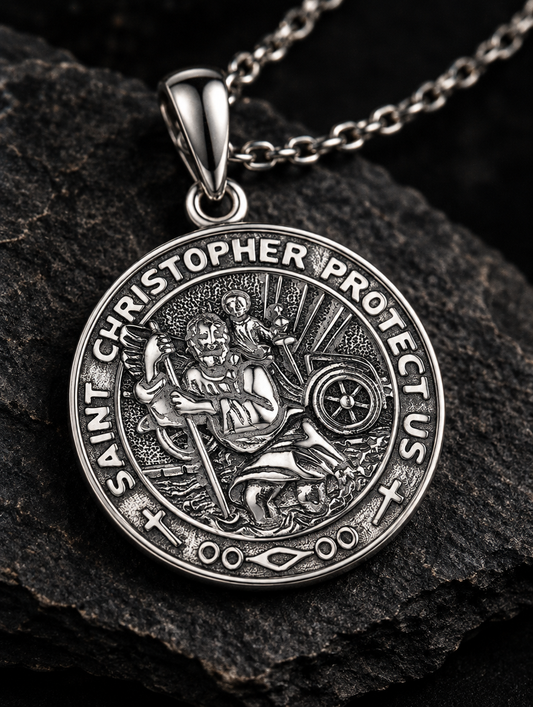 The Old Money Club - Saint Christopher Medal