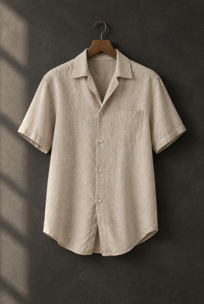 The Old Money Club - Taormina Camp-Collar Linen Shirt