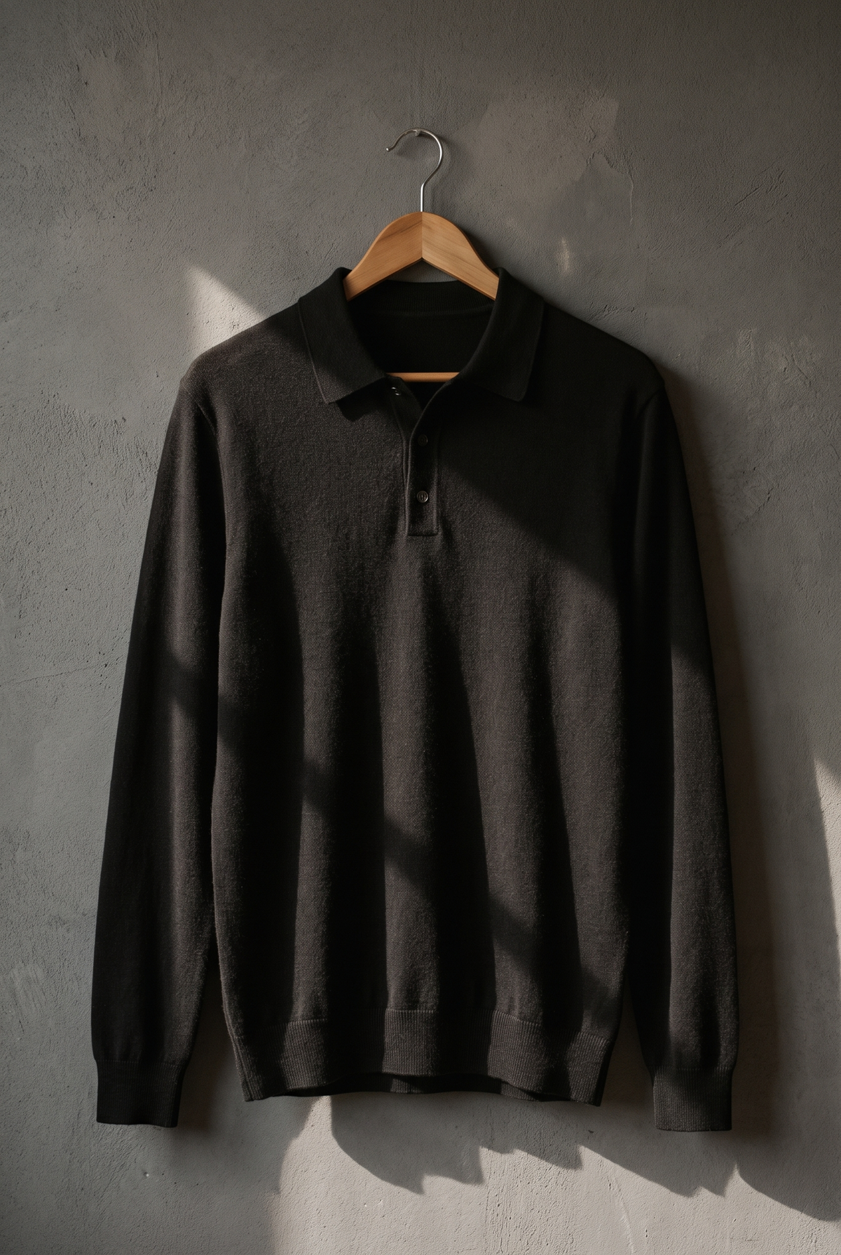 The Old Money Club - Men's Cashmere-Blend Polo Shirt – Luxury Knit Short-Sleeve Polo