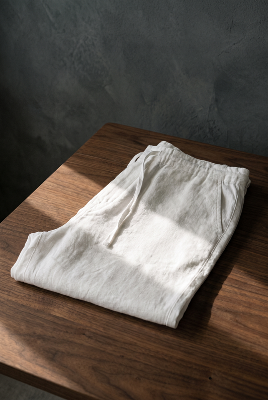 The Old Money Club - Casablanca - Premium Linen Shorts