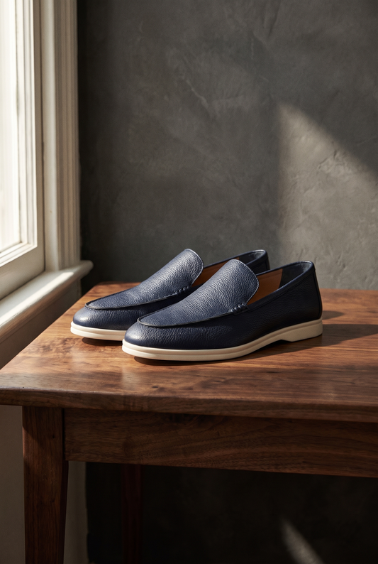 The Old Money Club - Cowhide Leather Loafers