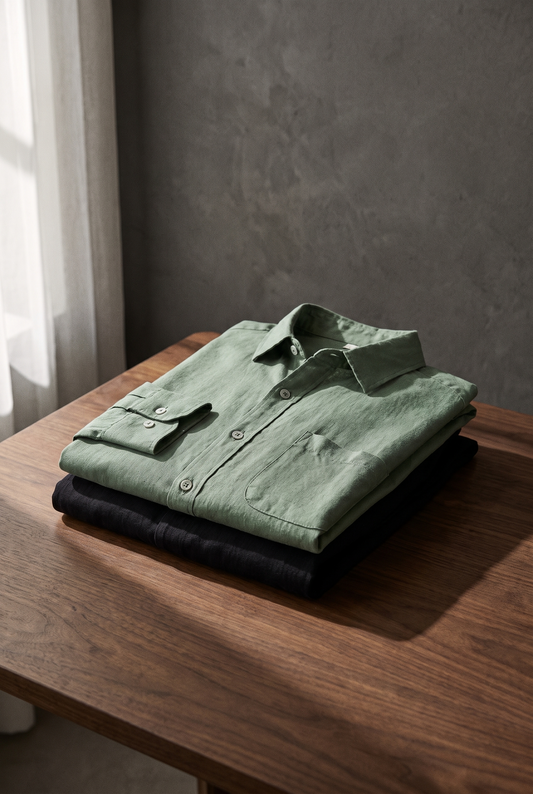 The Old Money Club - Riviera Linen Set (Longsleeve)