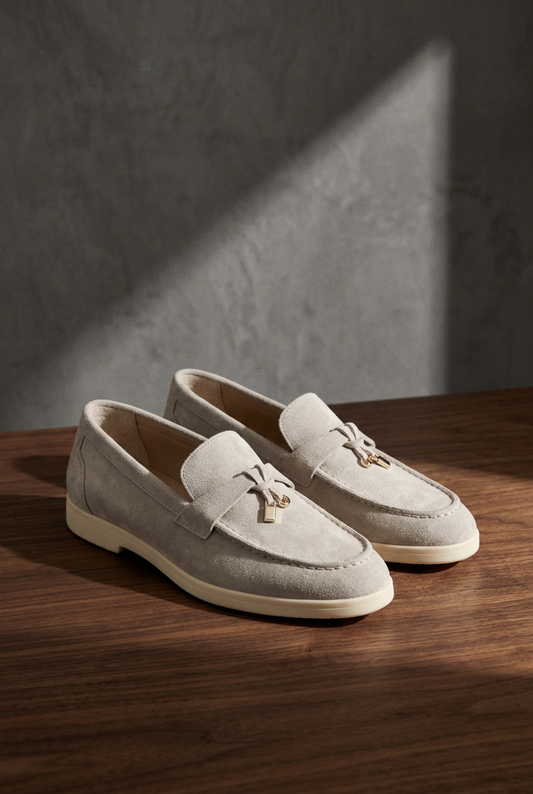 The Old Money Club - Lady Suede Loafers
