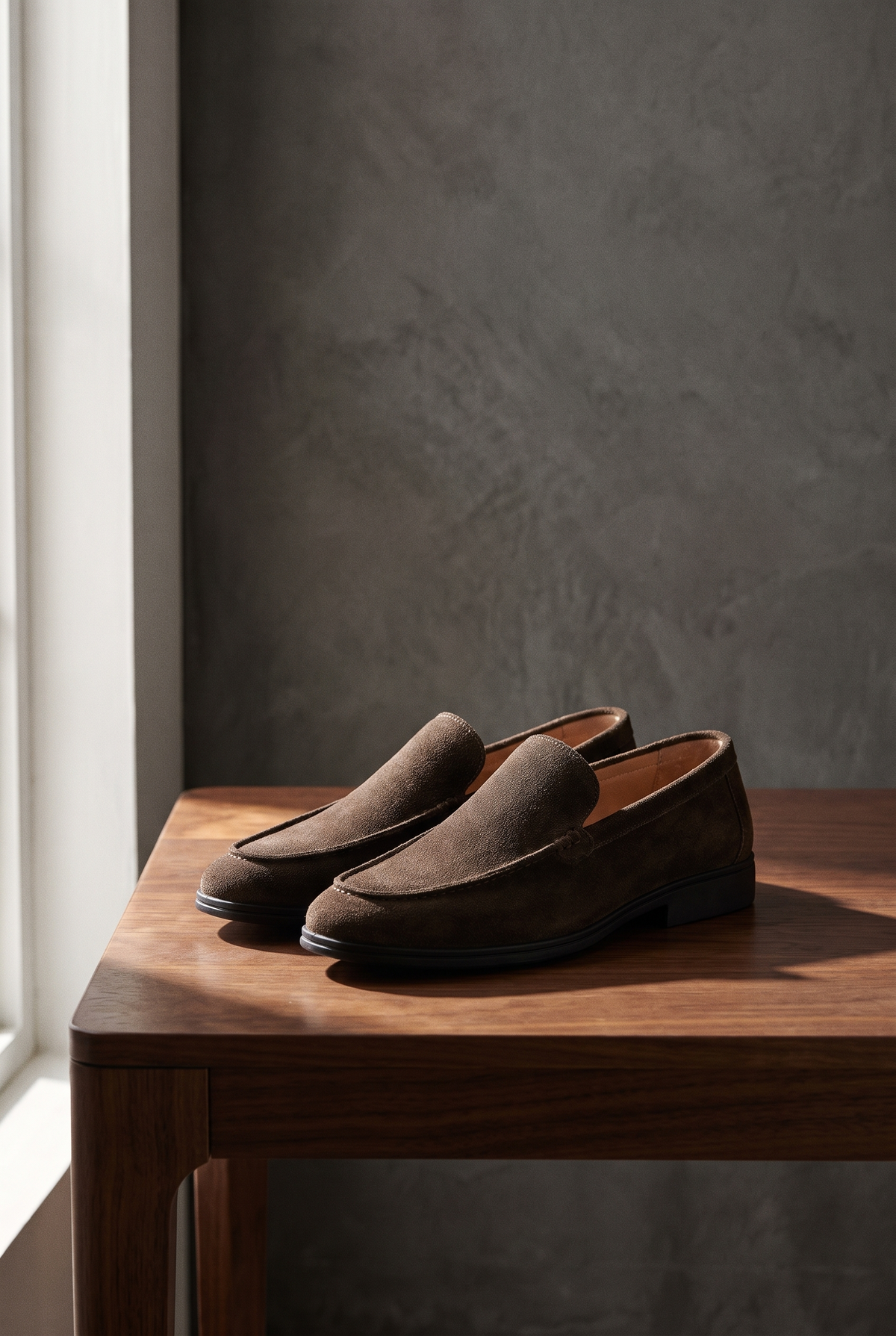 The Old Money Club - Premium Suede Loafers - Black Soles