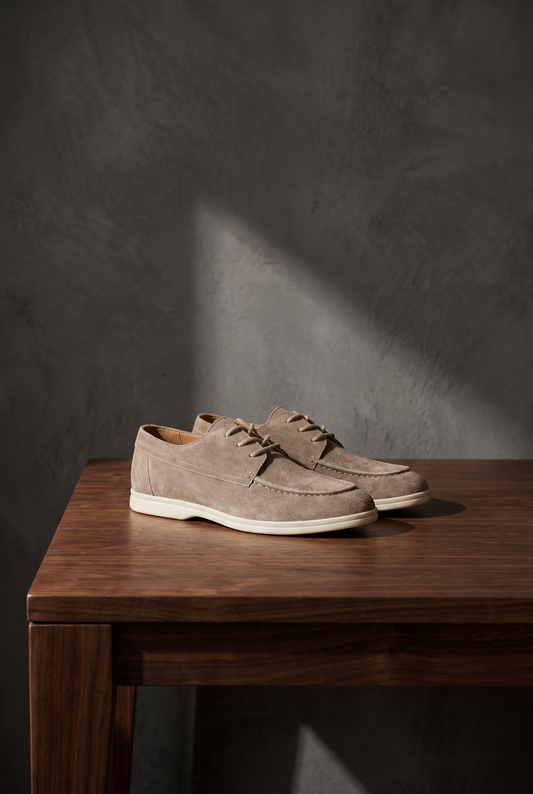 The Old Money Club - Premium Suede Lace Shoes