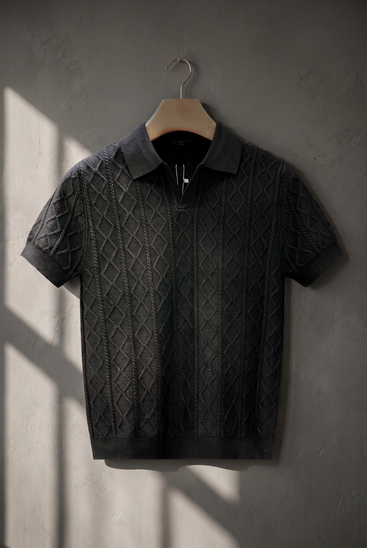 The Old Money Club - Signature Textured Knit Polo