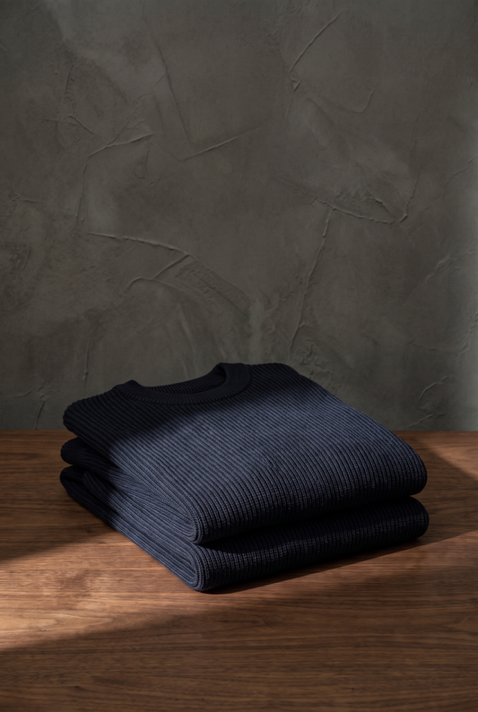 The Old Money Club - Rib Knit Crewneck