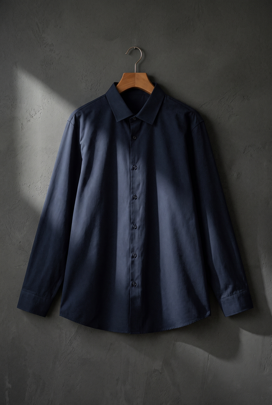 The Old Money Club - Tailored Cotton Flex Shirt