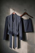 Pinstripe Jacket & Skirt Set