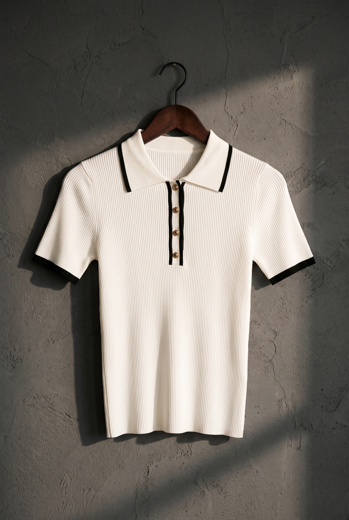 The Old Money Club - Ribbed Preppy Polo