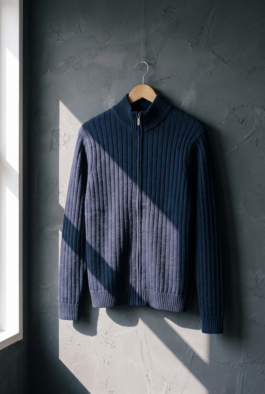 The Old Money Club - Full-Zip Sweater