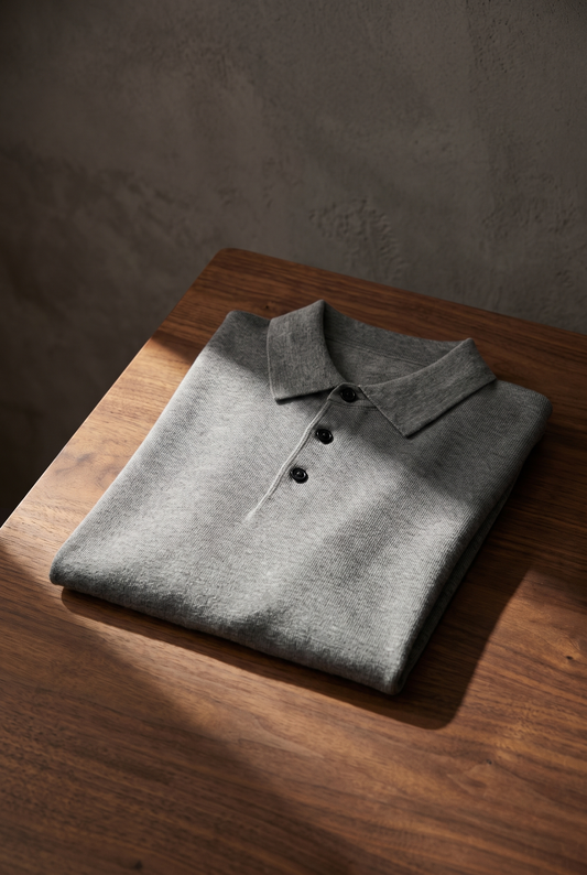 The Old Money Club - Merino Polo Sweater