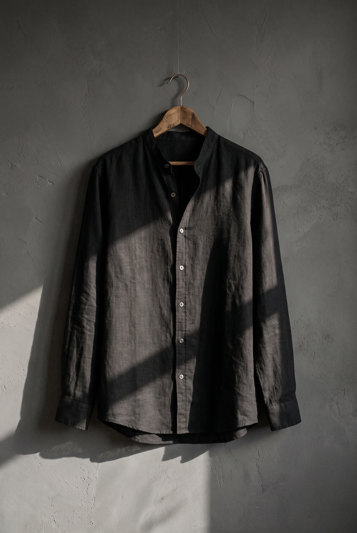 The Old Money Club - Positano Grandad Linen Shirt