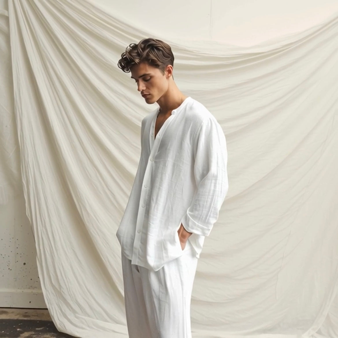 Linen Shirt & Trouser Set