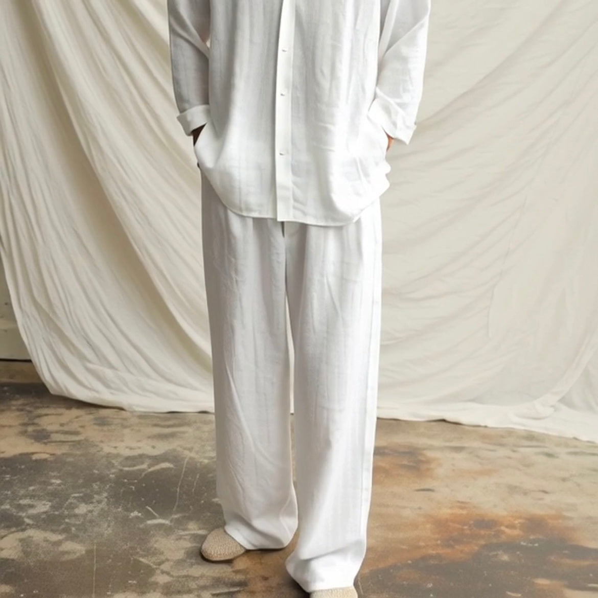 Linen Shirt & Trouser Set